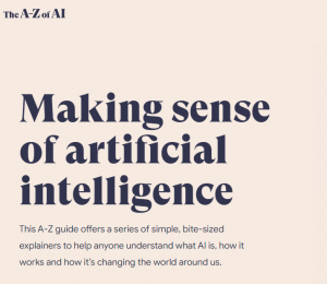 Making sense of artificial intelligence