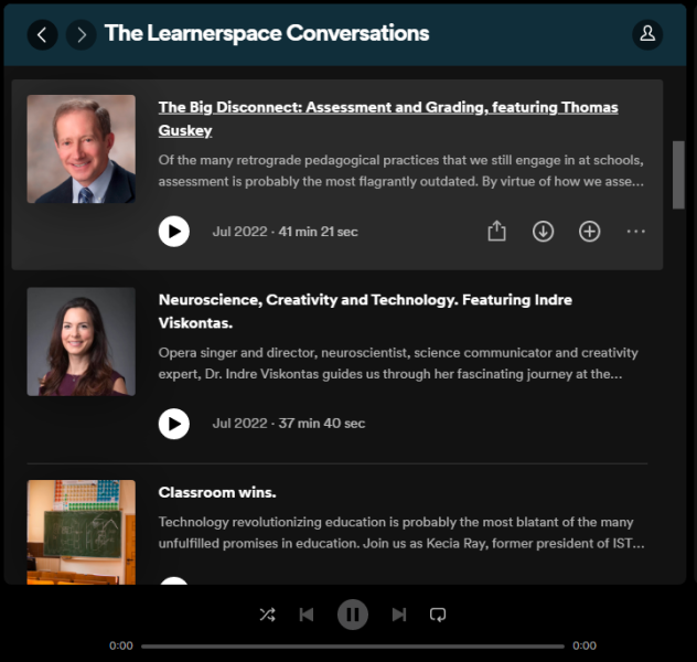 The Learnerspace Conversations podcast